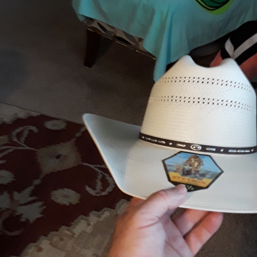 BRAND NEW IN BOX STETSON 10X OVAL SIZE 7 1/2  JUST